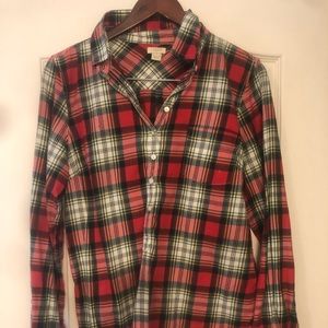 Jcrew Factory popover flannel size med